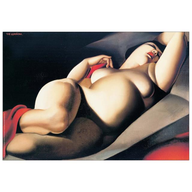 De Lempicka - No Frame Print on Wood East Urban Home Size: 63cm H x 73cm W x 1.8cm D on Productcaster.