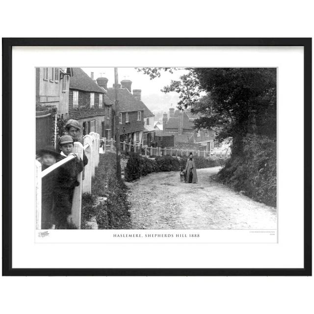 'Haslemere, Shepherds Hill 1888' by Francis Frith - Picture Frame Photograph Print on Paper The Francis Frith Collection Size: 40cm H x 50cm W x 2.3cm on Productcaster.