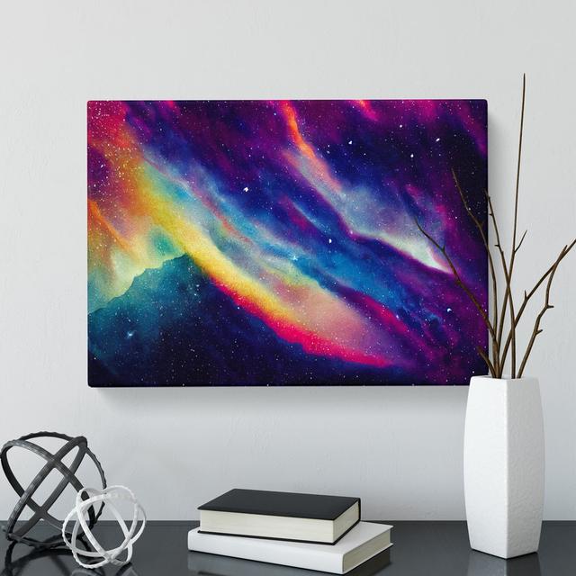 Neon Galaxy Vol.5 - Wrapped Canvas Print Latitude Run Size: 40cm H x 60cm W x 3cm D on Productcaster.