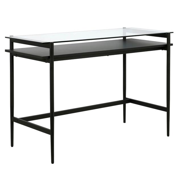 Writing Desk Blue Elephant Frame Colour: Blackened Bronze on Productcaster.