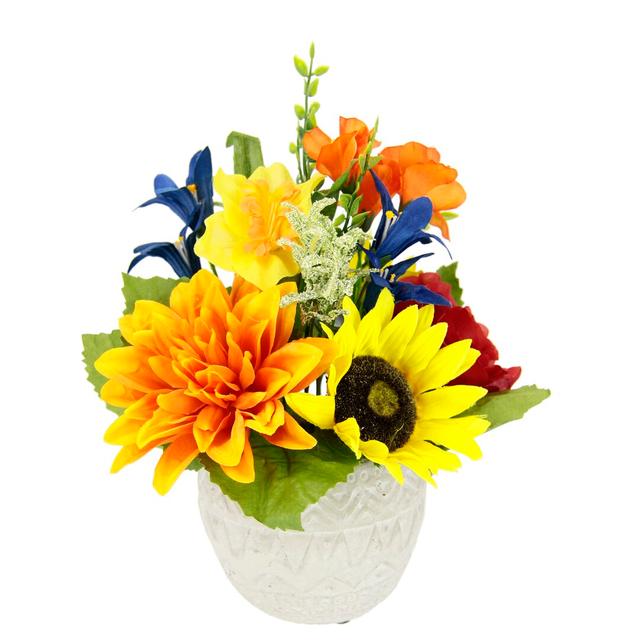 Blumenarrangements Sonnenblume im Topf Die Saisontruhe on Productcaster.