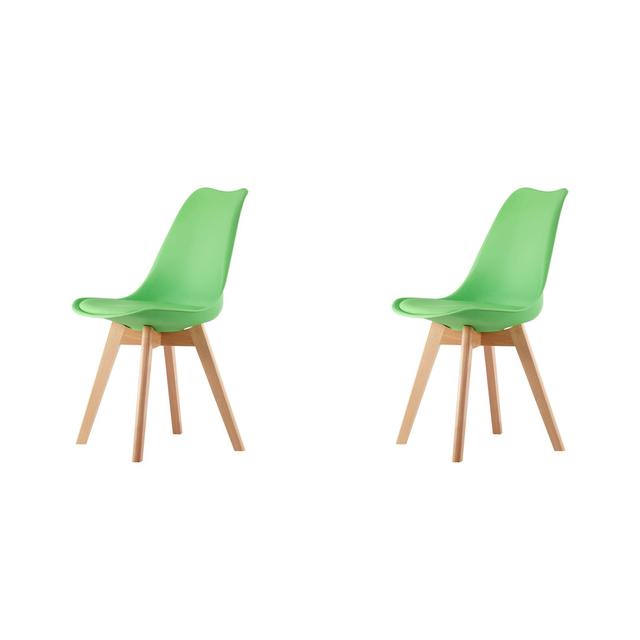 Elnora Full Back Side Chair Norden Home Colour: Lime Green on Productcaster.