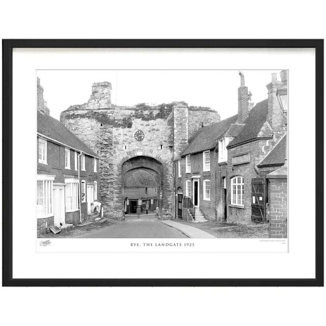 'Rye, the Landgate 1925' by Francis Frith - Picture Frame Photograph Print on Paper The Francis Frith Collection Size: 60cm H x 80cm W x 2.3cm D on Productcaster.