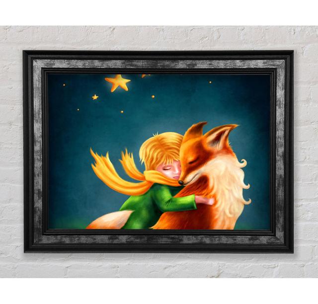 Hugging The Fox - Single Picture Frame Art Prints Bright Star Size: 21cm H x 42cm W x 8cm D on Productcaster.