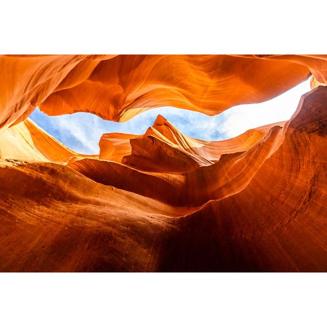 Lower Antelope Canyon by Vichie81 - Wrapped Canvas Photograph Natur Pur Size: 61cm H x 91cm W on Productcaster.