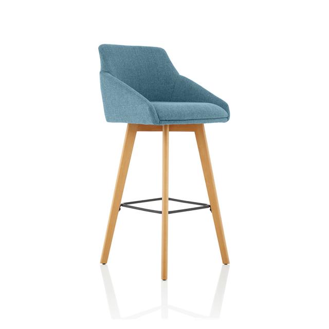 Rosewood 80cm Bar Stool Isabelline Upholstery: Bespoke Quench on Productcaster.