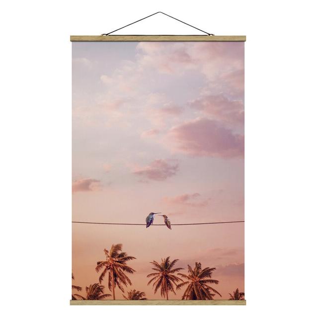 Wandbild Sunset with Hummingbirds von Jonas Loose Sansibar Home Maße: 75 cm H x 50 cm B x 0,3 cm T on Productcaster.