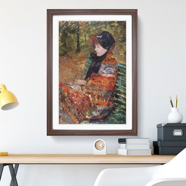 Lydia Cassatt by Mary Cassatt - Picture Frame Painting East Urban Home Frame Option: Walnut Framed, Size: 48cm H x 36cm W x 2cm D on Productcaster.