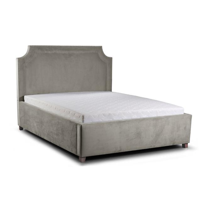 Anne Upholstered Storage Bed Fairmont Park Size: Super King (6'), Colour: Beige on Productcaster.