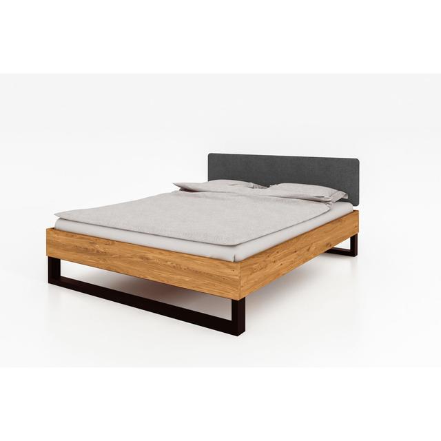 Buckthorn Solid Wood Bed Natur Pur Colour: Oak, Size: European Double on Productcaster.