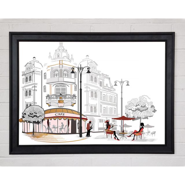 City Streets 6 Framed Print Rosalind Wheeler Size: 21cm H x 29.7cm W on Productcaster.