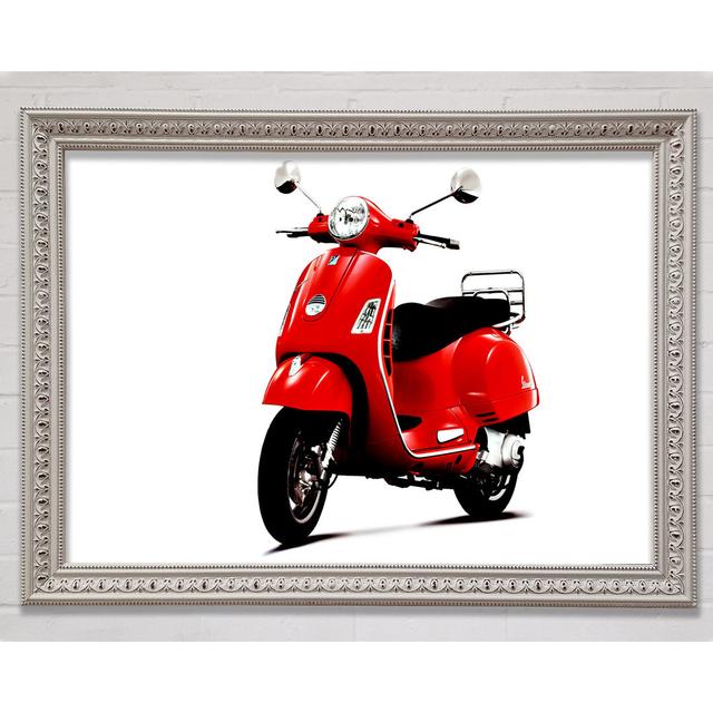 Vespa Mopede - Print Bright Star Size: 42cm H x 59.7cm W on Productcaster.