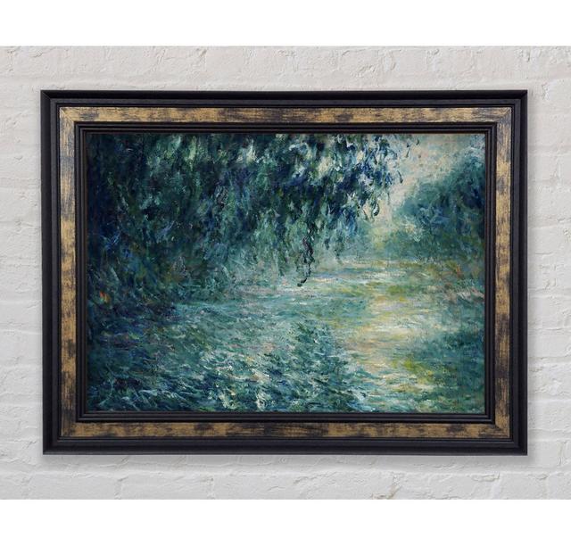 Monet Morning On The Seine - Single Picture Frame Art Prints Bright Star Size: 21cm H x 42 cm W x 8cm D on Productcaster.