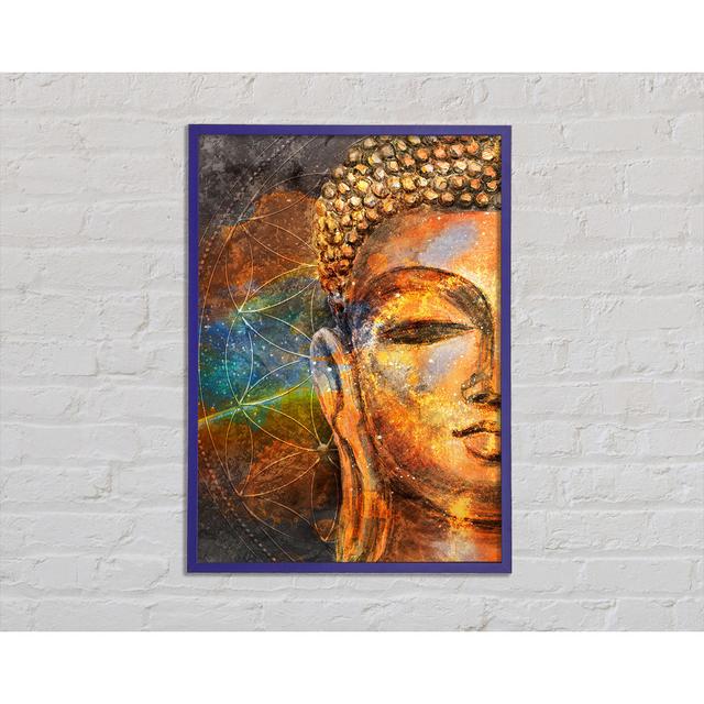 Buddha 25 - Single Picture Frame Art Prints Latitude Vive Size: 42cm H x 59.7cm W x 2cm D on Productcaster.