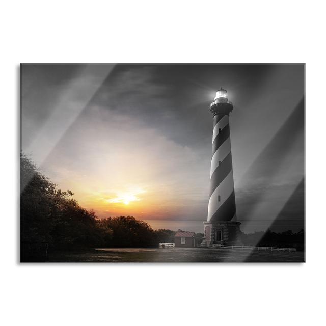 Cape Hatteras Lighthouse - Unframed Photograph on Glass Longshore Tides Size: 60cm H x 80cm W x 0.4cm D on Productcaster.