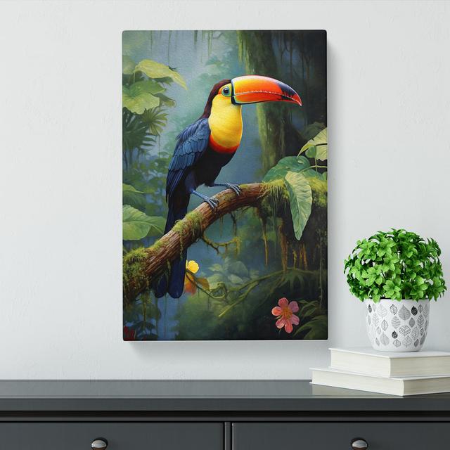 Toucan Classicism - Print 17 Stories Size: 60cm H x 40cm W x 3cm D on Productcaster.