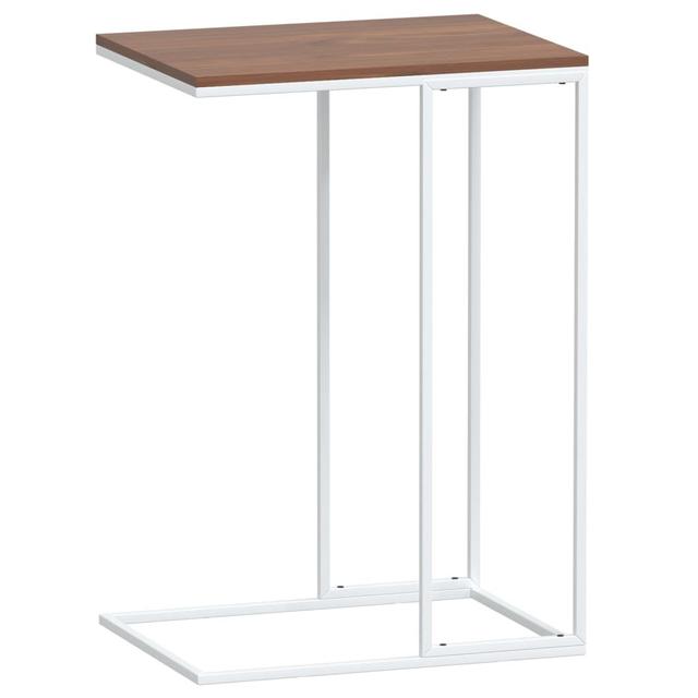 Modern White Side Table 40X30x59 Cm Made Of Engineered Wood 17 Stories on Productcaster.