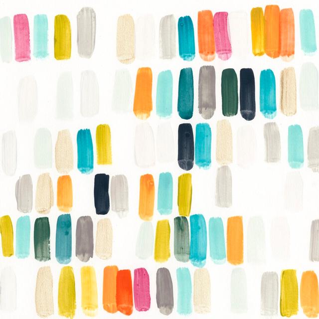 Bright Swatches II by June Erica Vess - Print Metro Lane Size: 30cm H x 30cm W x 3.8cm D on Productcaster.