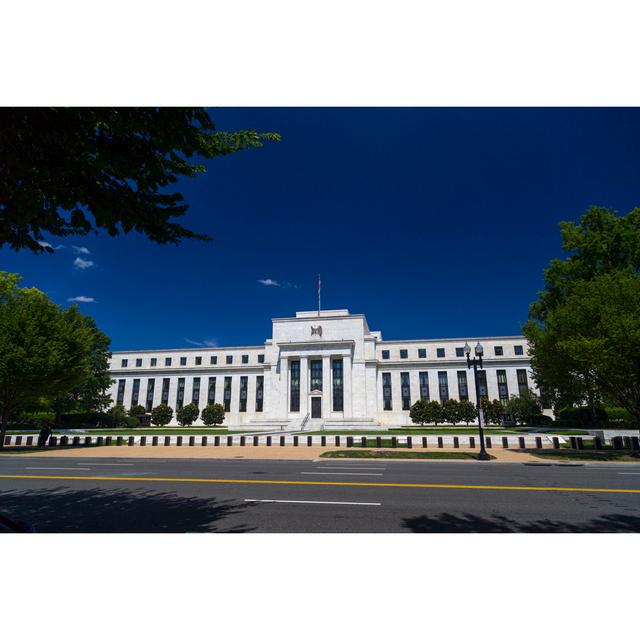 Federal Reserve Building by Serbek - Wrapped Canvas Photograph 17 Stories Size: 30cm H x 46cm W on Productcaster.