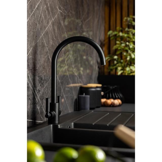 Abode Brolle Kitchen Faucet Abode Finish: Matt Black on Productcaster.