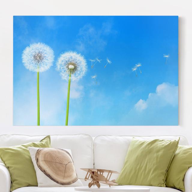 Flying Seeds - Wrapped Canvas Art Prints Ebern Designs Format: 260g/m² canvas, Size: 60cm H x 90cm W on Productcaster.