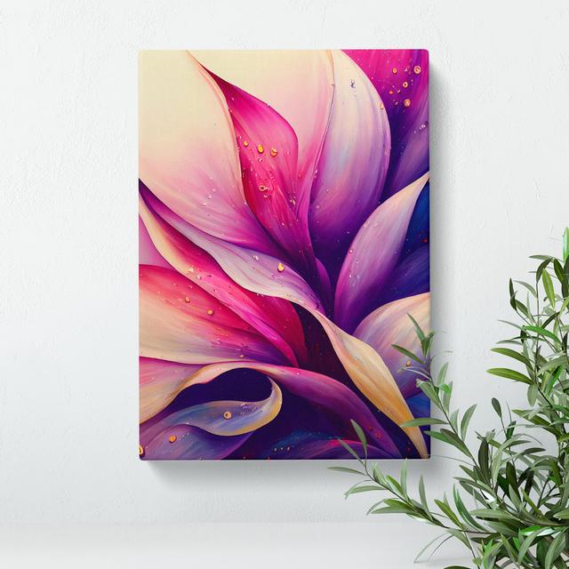 Abstract Flower No.1 - Wrapped Canvas Print ClassicLiving Size: 60cm H x 40cm W x 3cm D on Productcaster.