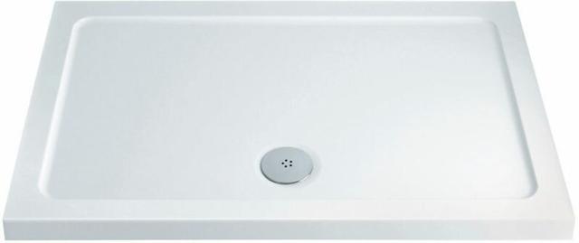 Shower Tray - White Belfry Bathroom Size: 4 cm H x 120 cm W x 70 cm D on Productcaster.