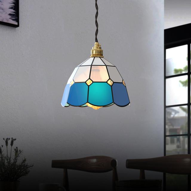 12cm H x 16cm W Glass Bowl Pendant Shade ( Screw On ) in Multicolour Rosalind Wheeler on Productcaster.