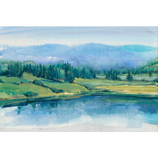 Mountain Lake II by Timothy O' Toole - Wrapped Canvas Art Prints Union Rustic Size: 20cm H x 30cm W on Productcaster.