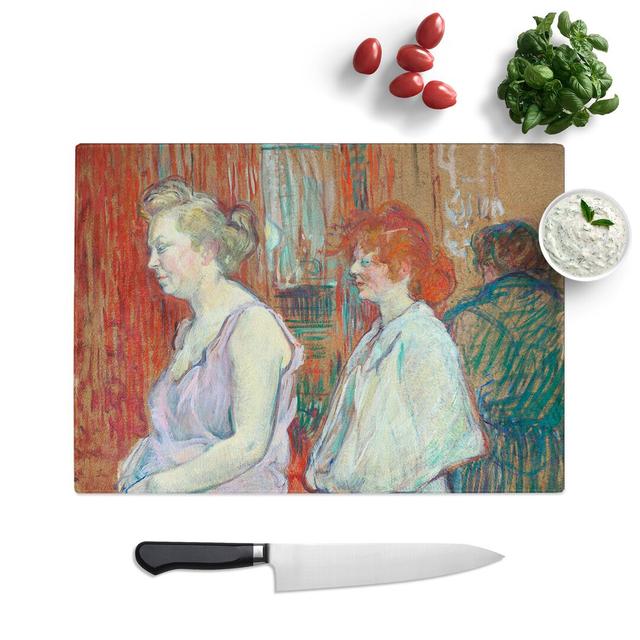 Rue des Moulins by Henri De Toulouse-Lautrec Chopping Board East Urban Home Size: 0.4cm H x 20cm W x 28.5cm L on Productcaster.