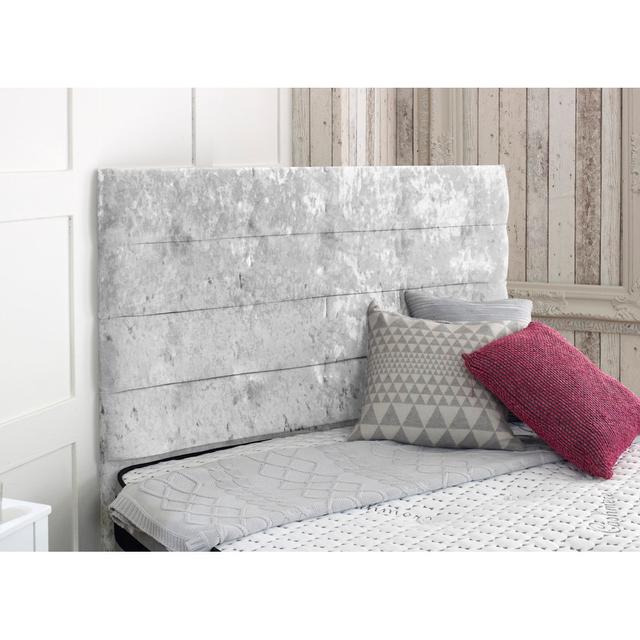 Upholstered Headboard Mattress craft Colour: Silver, Size: Small Single (2'6) on Productcaster.