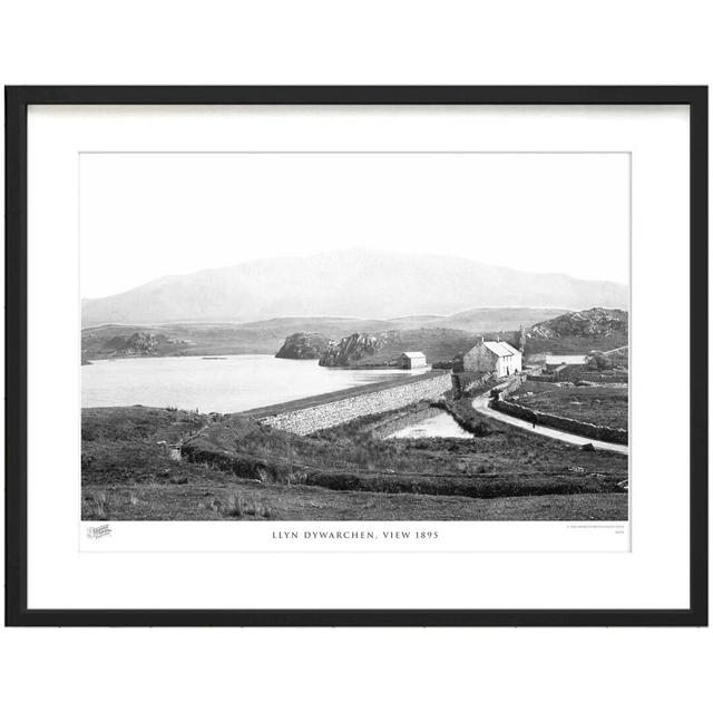 'Llyn Dywarchen, View 1895' - Picture Frame Photograph Print on Paper The Francis Frith Collection Size: 28cm H x 36cm W x 2.3cm D on Productcaster.