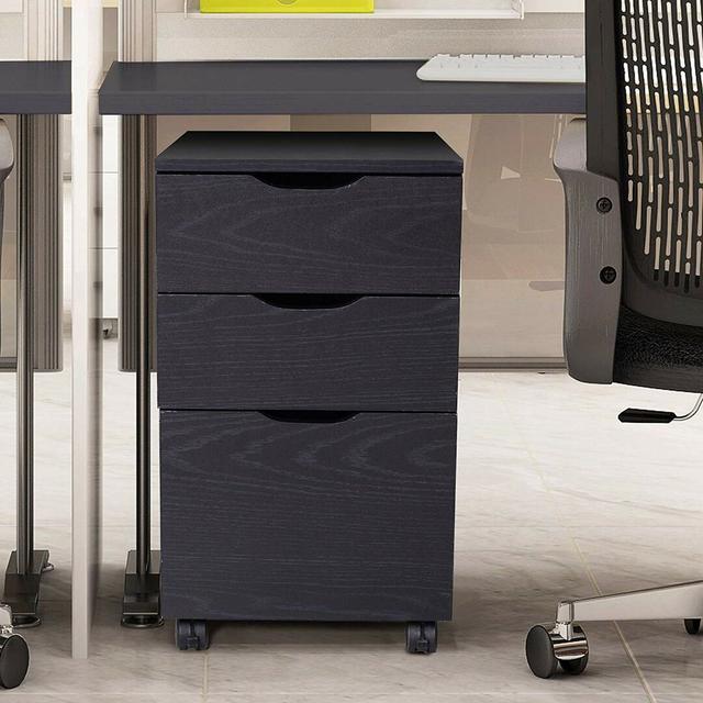 Brockton 34cm Wide 3 -Drawer Mobile File Cabinet Zipcode Design on Productcaster.