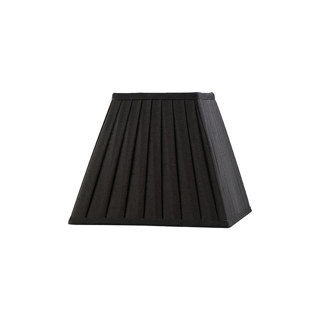 25cm Fabric Empire Lamp Shade Diyas Colour: Black on Productcaster.