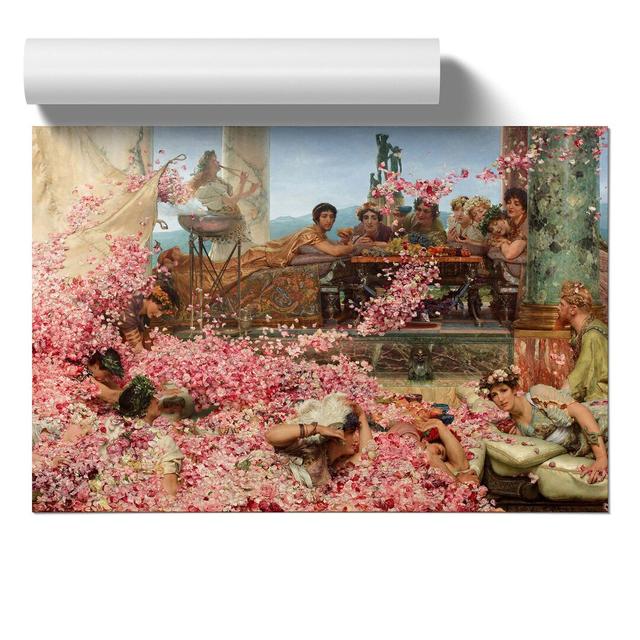 The Roses of Heliogabalus by Lawrence Alma-Tadema - Unframed Painting East Urban Home Size: 42cm H x 59cm W x 0.1cm D on Productcaster.