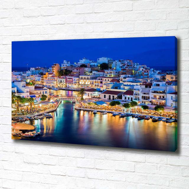 Crete Greece - Wrapped Canvas Art Prints Brayden Studio on Productcaster.