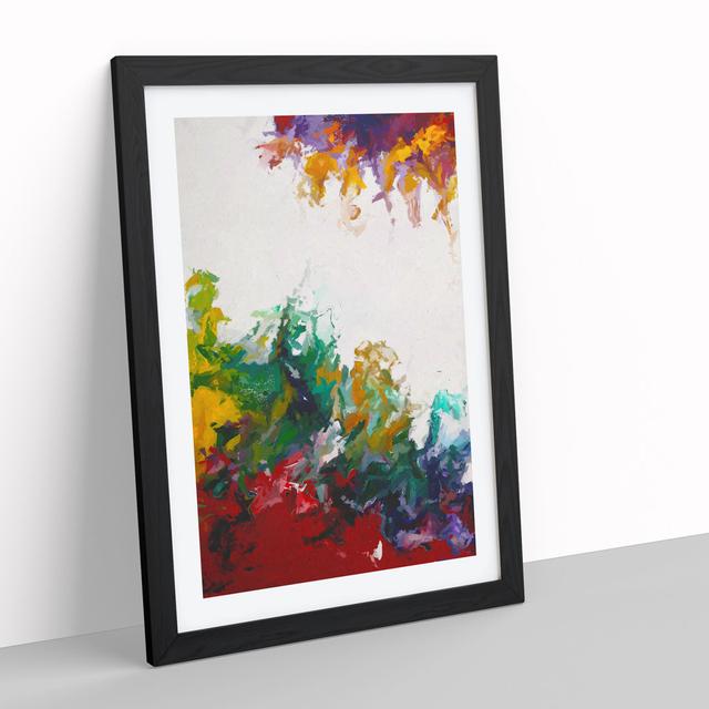 Eloquence Abstract - Picture Frame Painting Metro Lane Size: 64cm H x 46cm W x 2cm D, Frame Colour: Black on Productcaster.