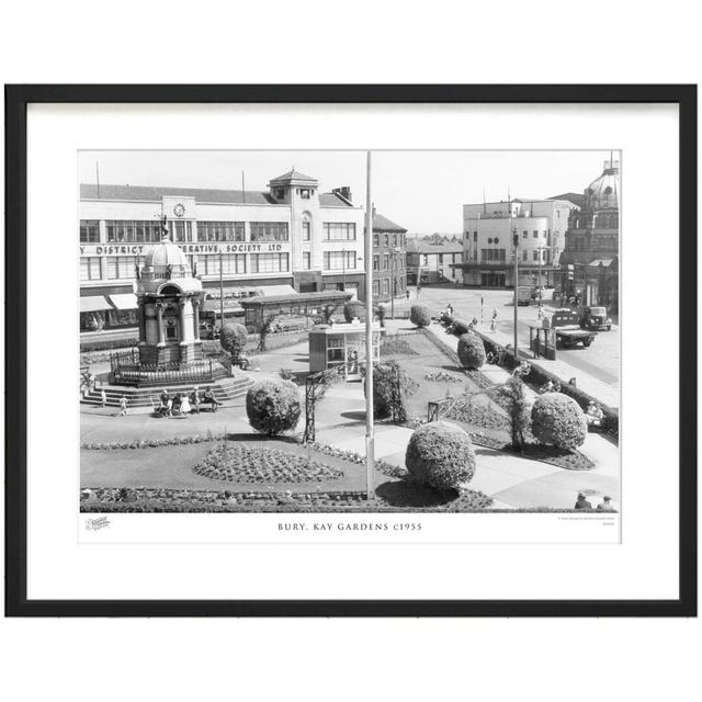 'Bury, Kay Gardens C1955' by Francis Frith - Picture Frame Photograph Print on Paper The Francis Frith Collection Size: 40cm H x 50cm W x 2.3cm D on Productcaster.