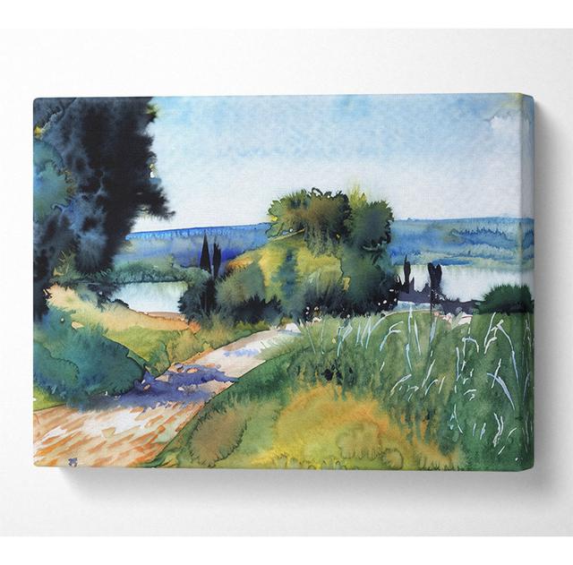 Sea And Landscape by Lesser Ury - Print ClassicLiving Size: 50.8cm H x 81.3cm W x 10cm D on Productcaster.