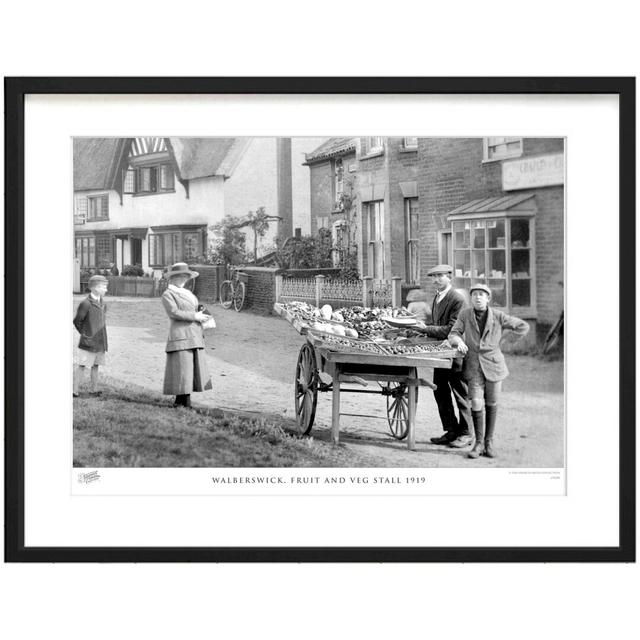 'Walberswick, Village 1919' by Francis Frith - Picture Frame Photograph Print on Paper The Francis Frith Collection Size: 60cm H x 80cm W x 2.3cm D on Productcaster.