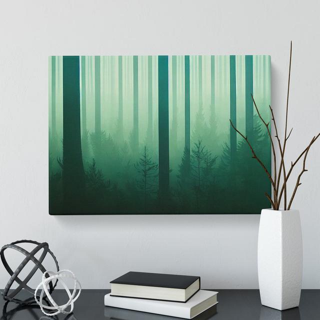 A Head Turning Forest - Wrapped Canvas Painting Alpen Home Size: 50cm H x 76cm W x 3cm D on Productcaster.