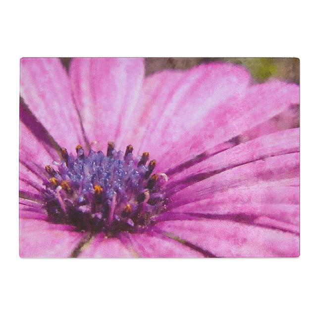 Flower Vol.2 Painting Chopping Board East Urban Home Size: 0.4cm H x 28.5cm W x 39cm L on Productcaster.