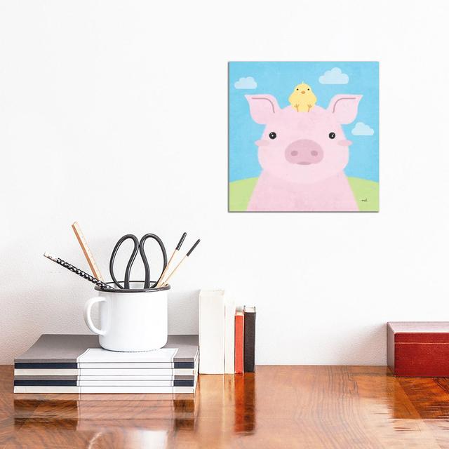 Farmyard by the Macneil Studio - Wrapped Canvas Art Prints Harriet Bee Size: 30.48cm H x 30.48cm W x 1.91cm D on Productcaster.