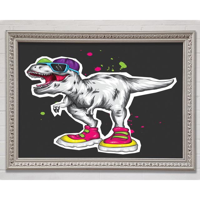 Cut Out T-Rex - Single Picture Frame Art Prints Bright Star Size: 42cm H x 59.7cm W x 3cm D on Productcaster.