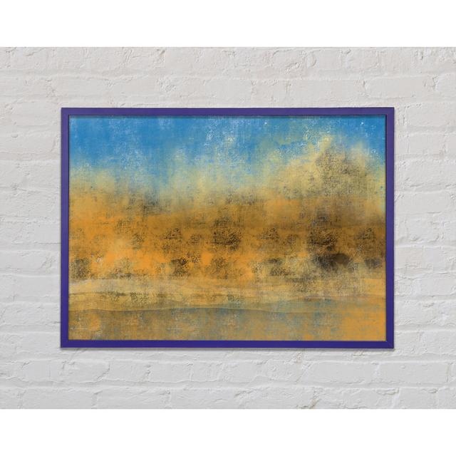 Blue to Yellow Dust - Single Picture Frame Art Prints Ivy Bronx Size: 29.7cm H x 42cm W x 2cm D on Productcaster.