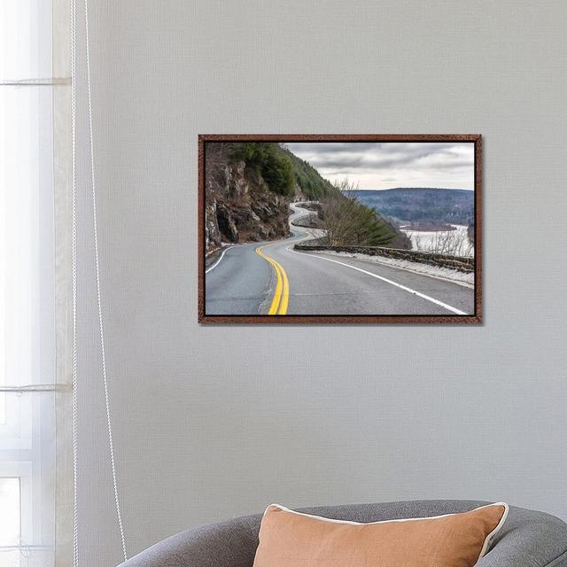 Bends by David Gardiner - Print on Canvas Ebern Designs Format: Classic Wood Framed, Size: 18"H x 26"W on Productcaster.