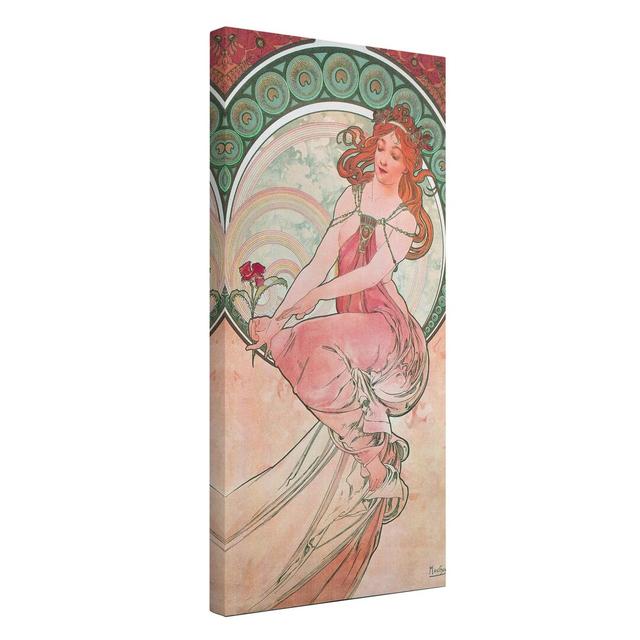 Alfons Mucha - Wrapped Canvas Painting Rosalind Wheeler on Productcaster.