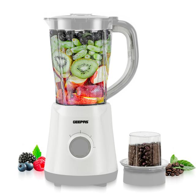 Geepas Electric Blender Smoothie Maker, Food Jug Blender 500W Geepas Colour: White/Grey on Productcaster.