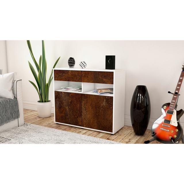 Portola Sideboard Latitude Run Colour (Body/Front): White/Red on Productcaster.