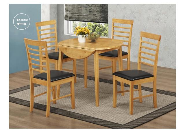 Drop Leaf Solid Oak Dining Set Annaghmore Agencies Ltd on Productcaster.